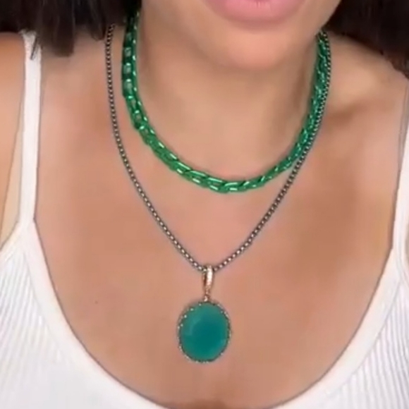 By Alexa Rae Jewelry - By Alexa Rae NWOT Ocean Blue Ollie Necklace